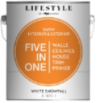 Yenkin-Majestic Majic Paints Lifestyle 8-1870-1 1 gal White Snowfall Satin Interior/Exterior Primer