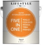 Yenkin-Majestic Majic Paints Lifestyle 8-1871-1 1 gal Tulip Satin Interior/Exterior Primer