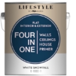 Yenkin-Majestic Majic Paints 8-1880-1 1 gal White Satin Lifestyle 4-in-1 Paint