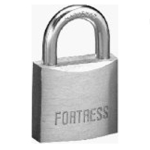 Master Lock® 1840D Fortress® 7/8 in 1/4 in 13/16 in 4-Pin Tumbler Security Keyed Different Solid Body Padlock