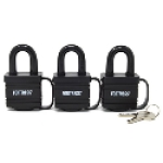 Master Lock® 1804TRI Fortress® 7/8 in 1/4 in 4-Pin Tumbler Cylinder Keyed Padlock