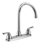 Homewerks Faucets LDR 013 3935CP 1.8 gpm High Arc Single Handle Kitchen Faucet