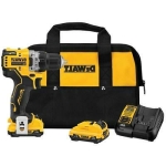 Stanley® Black+Decker® DeWALT® DCD701F2 XTREME 12V MAX* 12 VDC Keyless 0 to 425/0 to 1500 rpm Brushless Cordless Drill/Driver Kit