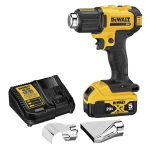 STANLEY® Black & Decker® DeWalt® DCE530P1 6.7 cfm 20 V 5 Ah Cordless Heat Gun Kit