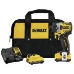 Stanley® Black+Decker® DeWALT® DCF601F2 1/4 in 12 V AA Orbital Action Screwdriver Kit