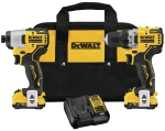 Stanley® Black+Decker® DeWALT® DCK221F2 XTREME 12V MAX* 12 V 1500 rpm 3600 in-lb Brushless Cordless Drill and Impact Driver Kit