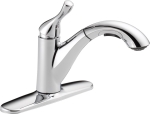 Delta Faucet Grant 16953-DST 1.8 gpm 3/8 in Compression Pull-Out Single Handle Kitchen Faucet