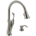 Delta Faucet Arabella 19950Z-SSSD-DST 1.8 gpm 3/8 in Compression Pull-Out Single Handle Kitchen Faucet