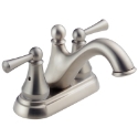 Delta Faucet Haywood 25999LF-SS 1.2 gpm 1/2 in NPSM Pull Down Centerset Two Handle Bathroom Faucet