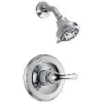 Delta Faucet Classic T13220 2 gpm 6 in 2-5/8 in Diameter x 2-3/4 in Shower Head Height Tub/Shower Trim