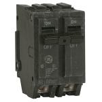 GE THQL2150 THQL Series 50 A 10 kA 2 Poles Plug Mount Miniature Circuit Breaker