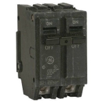 GE THQL2160 THQL Series 60 A 10 kA 2 Poles Plug Mount Miniature Circuit Breaker