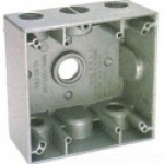 TEDDICO TGB75-5V 30.5 cu-in 4-9/16 in 5-3/4 in Gray Surface Mount Weatherproof Outlet Box