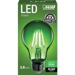 Feit Electric A19/TG/LED 120 V 4.5 W E26 Medium Green LED Light Bulb