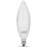 CTF40/10KLED/3 DECO CHANDELIER 40W, NONDIM FROST