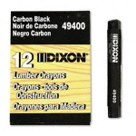 Dixon® by Ticonderoga® 49400 1/2 in 4-1/2 in Black Crayon