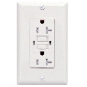 AH Lighting GFCI-20-W-TR-WR 20 A White Tamper-Resistant GFCI Receptacle