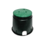 NDS 111BC 10 in Black/Green 10-7/16 in Valve Box & Cover