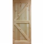 SFP Finished Products DBAPKK30 30 in 83-1/2 in Unfinished K-Rail Barn Door