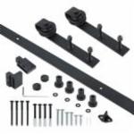 SFP Finished Products DBAH2B 2 Black Standard Barn Door Hardware