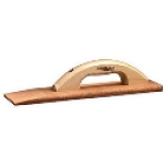 Goldblatt® G06156 Bevel Edge 18 in 3-1/2 in Bevel Edge Mahogany Float