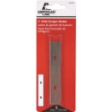 AccuTec American Line 66-0454 0.017 in High Carbon Steel Double Edge Wide Blade Scraper