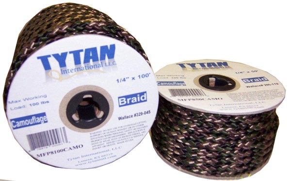 Tytan MFP650CAMO 3/16 in 50 ft Diamond Braided Polypropylene Camo Rope