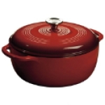 Lodge Cast Iron EC6D43 6 qt Cast Iron Enamel Dutch Oven