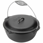 Lodge Cast Iron L10DO3 7 qt Cast Iron Bail Dutch Oven