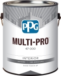 PPG Paints MULTI-PRO® 47-510/01 1 gal White Semi-Gloss Interior Wall and Ceiling Acrylic Latex