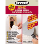 HYDE® Wet & Set® 09910 15 in x 5 in 3 lb Wall and Ceiling Drywall Repair Patch