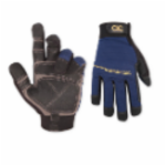 CLC® 126M M Unisex Synthetic Leather Blue Workright Gloves