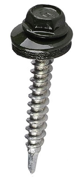 Everlock Systems 270200 Imperial Hex Black Hex Head Screw