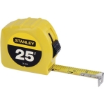 Stanley® 30-455 1/16 in 25 ft Yellow Tape Rule