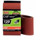 Ali Industries Gator® 3155 3 in 24 in 120 Grit Aluminum Oxide Bi-Directional Abrasive Sanding Belt