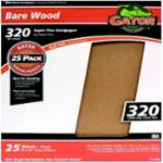 Ali Industries Gator® 3314 11 in x 9 in 320 Grit Super Fine Aluminum Oxide Waterproof Sanding Sheet