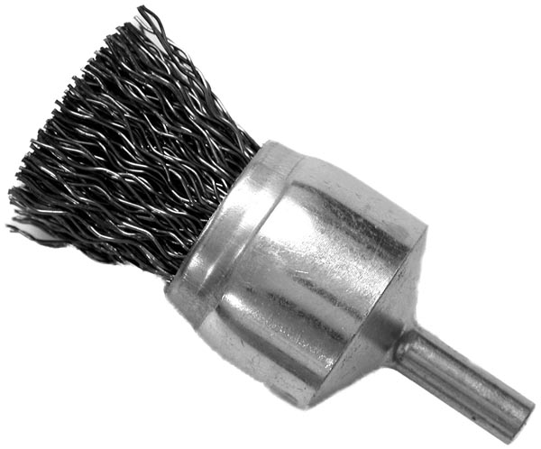 KDAR Hot Max Torches™ 22019 3/4 in Carbon Steel Crimped Wire Mounted End Brush