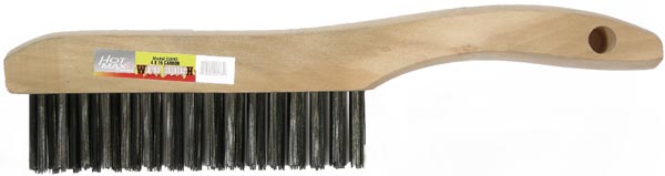 KDAR Hot Max Torches™ 22040 Carbon Steel Shoe Wood Handle Wire Brush