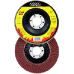 KDAR Hot Max Torches™ 26095 7/8 in 4-1/2 in 36 Grit Aluminum Oxide Hubless Flap Disc