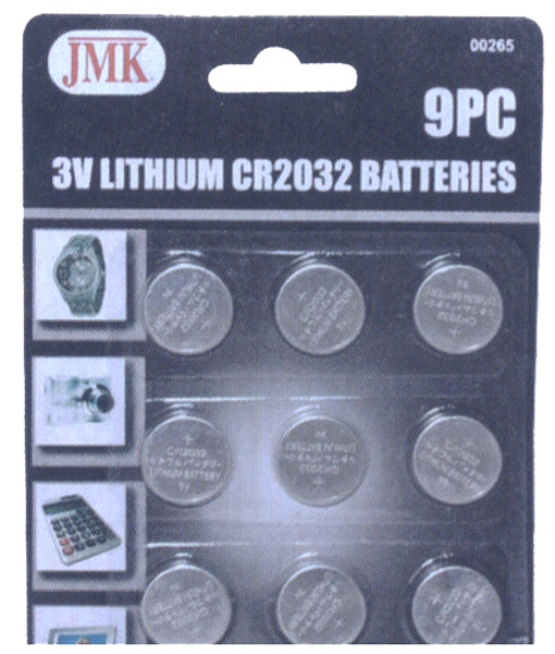 JMK IIT 00265 Lithium Cr2032 Battery 3 V Nominal Battery