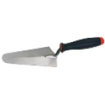 Goldblatt® G09349 7 in Welded Carbon Steel Red Soft Grip Gauging Trowel