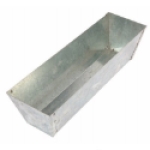 Goldblatt® G05102 Stop Welded 12 in Galvanized Steel Stop Welded Mud Pan