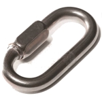 BARON 7350T-1/4 1/4 in 2-1/4 in Steel Quick Chain Link