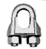 BARON 260-1/8 1/8 in Iron/Steel Wire Rope Clip