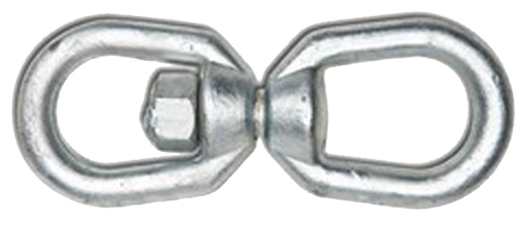 BARON 182-5/16 5/16 in Forged Steel Double Eye Swivel