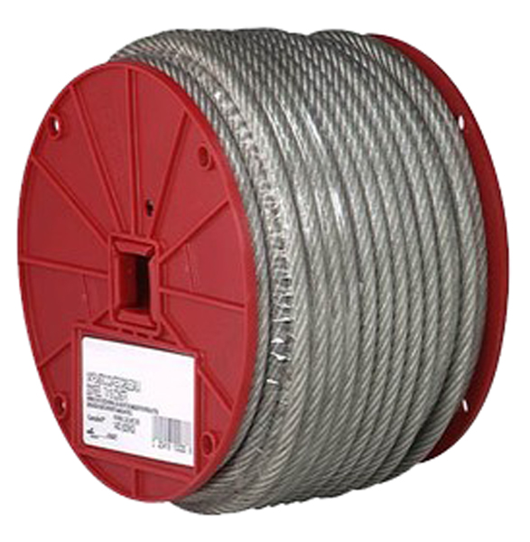 BARON 695944 3/32 to 3/16 in 250 ft Vinyl Steel Cable