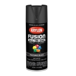 Sherwin Williams Krylon® ALL-IN-ONE® K02776007 12 oz Aerosol Can Black Acrylic Base Primer and Spray Paint