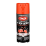 Sherwin Williams Krylon® K03101777 11 oz Aerosol Can Red-Orange Gloss Exterior Fluorescent Paint