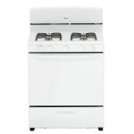 Whirlpool® AMANA® AGR4230BAW Gas 4 Sealed Gas Range