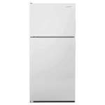 Whirlpool® AMANA® ART318FFDW 65-7/8 in 29 3/4 in 31-3/8 in Free Standing Top Freezer Refrigerator